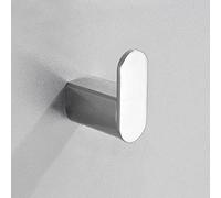 Lot de 2 crochets simples en acier inoxydable pour salle de bain et hôtel, crochets polyvalents pour porte et mur pour économiser de l'espace