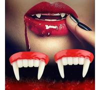 Lot de 2 crocs de vampire réutilisables pour Halloween, fête, cosplay