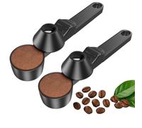 Lot de 2 cuillères à café doseuses pour café et thé, mini cuillères à expresso avec design entonnoir