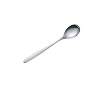 Lot de 2 cuillères à café glacé en acier inoxydable avec long manche rond de 13 cm
