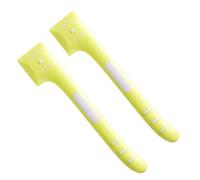 Lot de 2 cuillères à nourriture pour chat - Spatule pour nourriture humide - Ouvre-boîte pour chat - Cuillère pour chat et chien (jaune)
