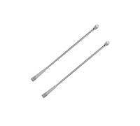 Lot de 2 cuillères à réactif Micro Laboratoire 100 mm - 250 mm - Acier inoxydable 304 2 en 1 - Spatules de laboratoire à double tête