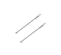 Lot de 2 cuillères à réactif Micro Laboratoire 100 mm - 250 mm - Acier inoxydable 304 2 en 1 - Spatules de laboratoire à double tête