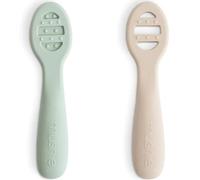 Lot de 2 premières cuillères bébé - Cambridge Bleu / Beige sable