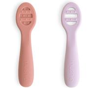 Lot de 2 cuillères d'apprentissage rose, violet TU
