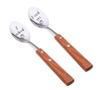 Lot de 2 cuillères de fiançailles pour couple, cadeau de fiançailles pour lui, elle, couples, cadeaux de mariage pour mariée et marié, café et thé, cadeau pour fiancé, fiancée, cadeaux de Noël pour