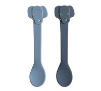 Lot de 2 cuillères 1er âge Animal en silicone mrs elephant TU