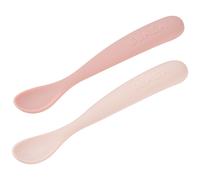 Lot de 2 cuillères silicone 1er âge avec boîte de transport Duo barbe à papa