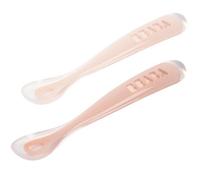 Lot de 2 cuillères silicone 1er âge Duo Barbe à papa Guimauve