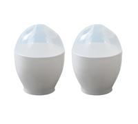 Lot de 2 cuiseurs à œufs au micro-ondes, gadgets de cuisine, accessoires de cuisine pour petit déjeuner, coquetiers pour étudiants, parents occupés