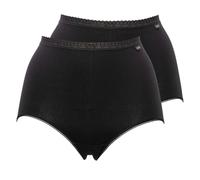 Lot De 2 Culottes Taille Haute Coton Bio - Noir