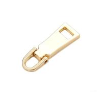 Lot de 2 curseurs de fermeture éclair de rechange pour bas d'arrêt de fermeture éclair en métal pour sacs, bagages, sacs à dos, tentes, vêtements, chaussures (doré)