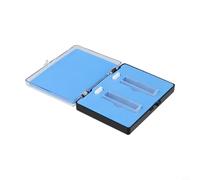 Lot de 2 cuvettes en quartz pour spectrophotomètre optique 10 mm, cellule à quartz fondue transparente avec 2 côtés transparents et couvercle en silicone scellé, Compat