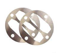 Lot de 2 cylindres de culasse d'air en aluminium pour rondelles, distance des trous de 42 mm, joints de soupape, pièces de rechange durables pour 47 modèles de compresseurs stables