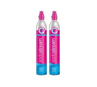 SodaStream Cylindres CO2 60 L Quick Connect multicouleur pour machine à gazéifier – Lot de 2