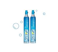 Lot de 2 cylindres de recharge de gaz co2 60l pour machine à gazéifier 2 x cylindre gaz
