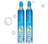 Lot de 2 cylindres de recharge de gaz co2 60l pour machine à gazéifier Sodastream 2 x cylindre gaz bleu G