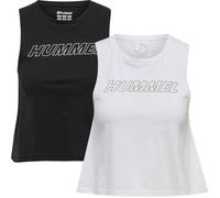 Lot de 2 débardeurs crop coton femme Hummel TE Cali - black - XS M