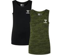 Lot de 2 débardeurs enfant Hummel Nolan - green 5-6 ans