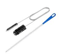 Lot De 2 Déboucheurs En Spirales - Double Tête En Acier Inoxydable Nettoyage Long Tuyaux Brosse Pour Déboucheur De Canalisation, Cuisine, Lavabo