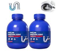 Lot de 2 déboucheurs puissants - 300 ml - Mousse rapide - Extrêmement puissant - Pour cuisine, douche, lavabo, toilettes