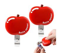 Lot de 2 décapsuleurs en forme de fruits et décoratifs | Outil à main pour ouvrir les capsules de bouteille - Pour yacht, camping, voyage, pique-nique, adultes, hommes, femmes, amis, père