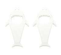 Lot de 2 décapsuleurs, outil d'ouverture de bocal, outil manuel d'ouverture de vin, outil de cuisine en forme de requin pour adultes, personnes âgées, pique-nique, camping, yacht, restaurant