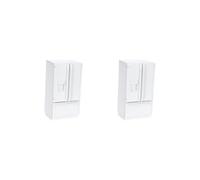 Lot de 2 décorations de cuisine miniatures pour maison de poupée, double porte, 7,2 x 5,4 x 13,7 cm