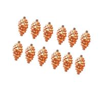Lot de 2 décorations de Noël pour finition couleur brillante Décoration créative pour le bureau à la maison Set décoration vacances fête