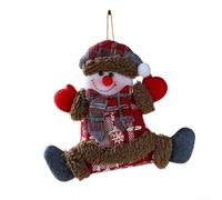 Lot de 2 décorations de Père Noël à suspendre pour célébrer les fêtes avec style