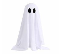 Lot de 2 décorations d'Halloween fantômes effrayants avec guirlande lumineuse, décorations mignonnes pour cheminée, convient pour les jardins, les porches, les pelouses et les portes