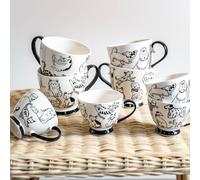 Coffret de 2 déjeuners Oscar 44 cl (1 modèle aléatoire) - Table Passion - Décoré - Porcelaine G