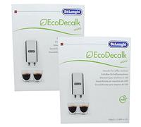 Lot de 2 Delonghi Eco decalk Mini 2 x 100 ml pour machines à café, Expresso, machines Café Filtre, appareils de nettoyage et à vapeur Centrale Vapeur