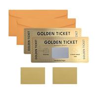 Lot de 2 Deluxe Carte à Gratter en Or | Cadeau Personnalisé pour Anniversaire, Mariage, Grossesse, Retraite | Cadeau Homme ou Femme | Carte Cadeau | Offrez un Sourire Inoubliable | Emballage Doré