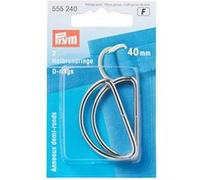 Lot de 2 Demi-Anneaux Metal 40 mm - Prym(...) - Argenté Argenté