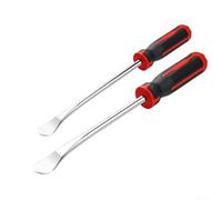 Lot de 2 démonte-pneus ergonomiques de 30,5 cm, 12,7 cm et 38,1 cm pour voitures, motos et réparations d'équipement de pelouse