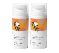 Lot de 2 déodorants crème éclaircissante sans aluminium et sans alcool - Végétalien - Forte contre les odeurs de transpiration - Naturellement sans expérimentation animale