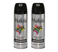 Lot de 2 déodorants en spray Malizia Uomo Osmanthus - 125 ml