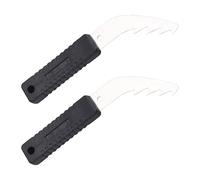 Lot de 2 désherbeurs robustes | Outil de jardin manuel avec poignée ergonomique pour femmes hommes jardiniers pelouse jardin racines entretien des plantes
