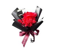 Lot de 2 désodorisants de voiture en forme de fleur séchée, mini bouquet de voiture, décoration intemporelle de voiture, accessoires d'intérieur mignons pour femme cheveux mélangés