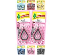 Lot de 2 désodorisants pour voiture à clip d'arbre magique - Parfum : 2 pièces + stylo light-tribe (gomme à bulles)