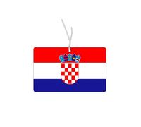 Lot de 2 désodorisants pour voiture - Motif drapeau de la Croatie