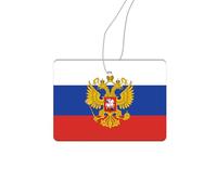 Lot de 2 désodorisants pour voiture - Motif drapeau de la Russie - Pour voiture