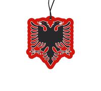 Lot de 2 désodorisants pour voiture Shqiponja, Shqiperia, Kosovo, Auto Tuning