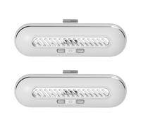 Lot de 2 désodorisants USB pour réfrigérateur rechargeables, portables et réutilisables, pour voiture, placard, garde-robe, rend les aliments encore plus frais (blanc)