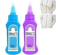 Lot de 2 détachants actifs enzymatiques pour linge - Détachant d'urgence - Détachant pour vêtements tenaces