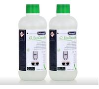Lot de 2 Détartrant 500ml ECODECALK Cafetière Expresso (5513291781 5513296041 DELONGHI)