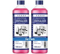 Lot de 2 détartrants universels de 1000 ml - Pour machine à café et cafetière automatique - Pour 8 détartrages de 125 ml chacun