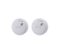 Lot de 2 détecteurs de fumée autonomie 3 Ans - Pile + Accessoires - Otio