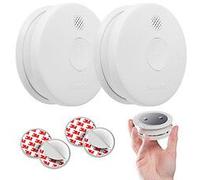 SIEMENS - Lot de 2 détecteurs de fumée NF Autonomie 5 Ans Garantie 3 Ans - 5TC1292-6 + Supports aimantés